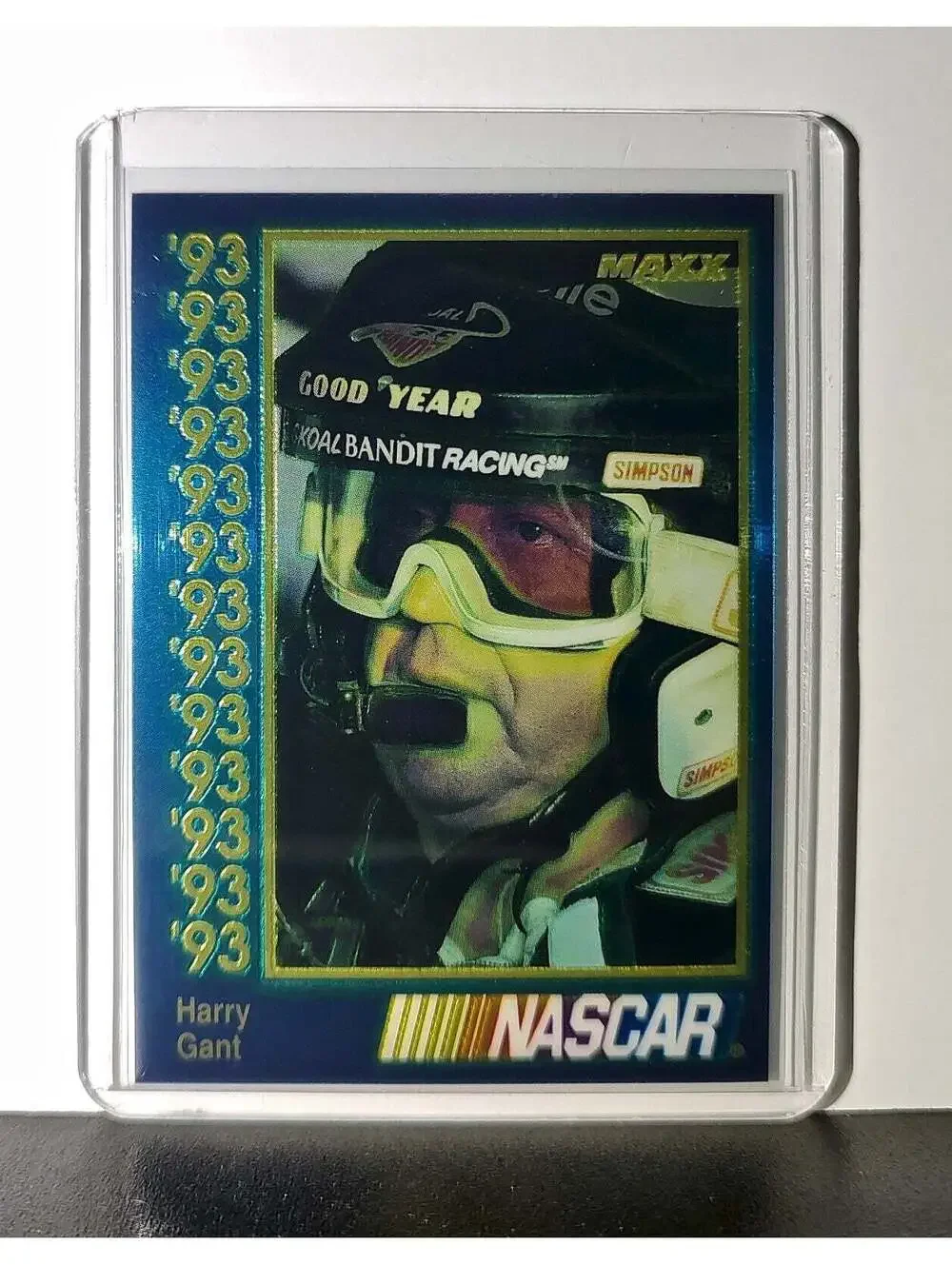 Harry Gant 1993 Maxx Premier Plus Racing #33 NASCAR Card Leo Jackson Motorsports
